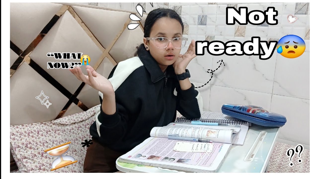 “Final Exams in 20 Days😰… and I’m Not Ready.”😭📖#Examstress#studentslife#study 