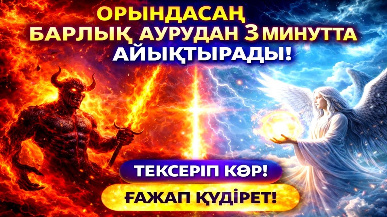 Сенбей қаласың! Бұл Қуатты Дұға 2 Минутта Ауруды Жояды – Ғажайып Қасиеті Бар!