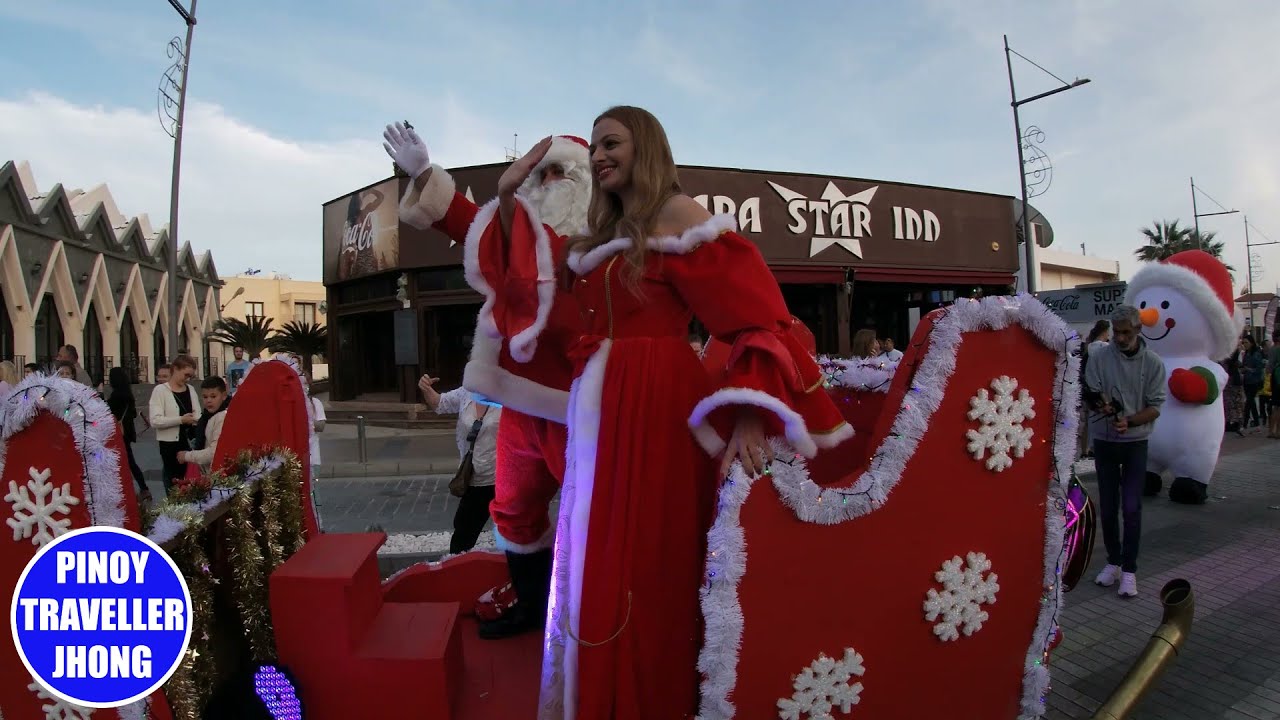 Ayia Napa Christmas Light Opening Parade, Cyprus.