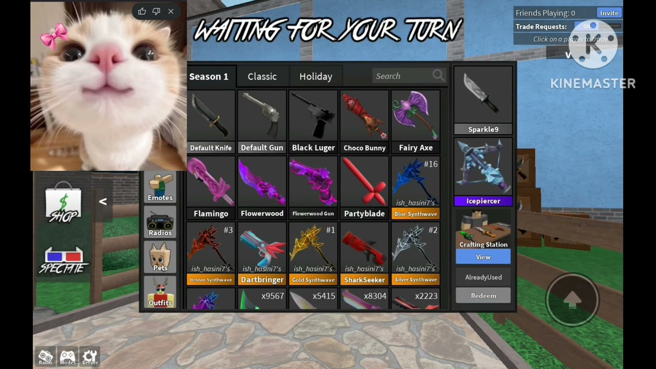 Mmv knife and gun codes💅