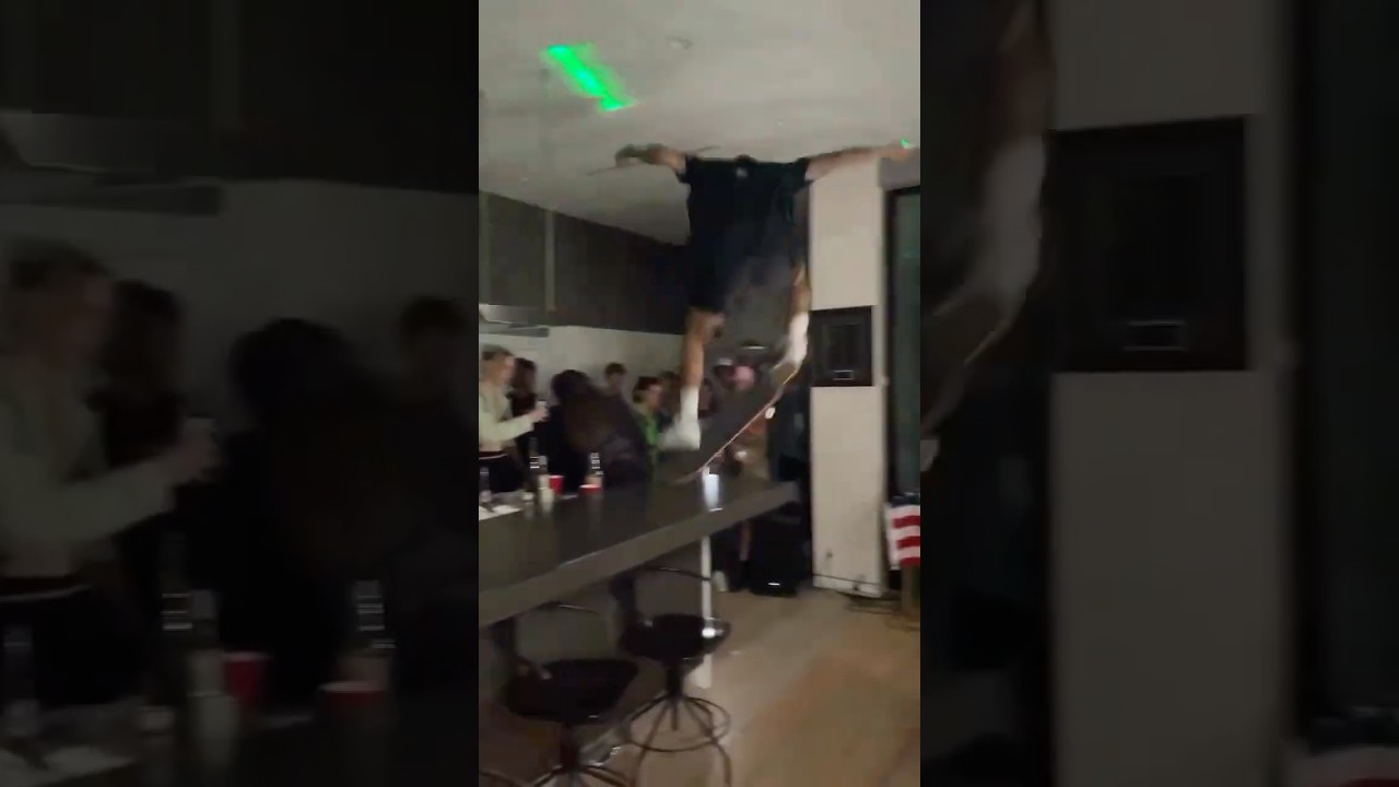 When you invite Nyjah Huston to a party.. 😅