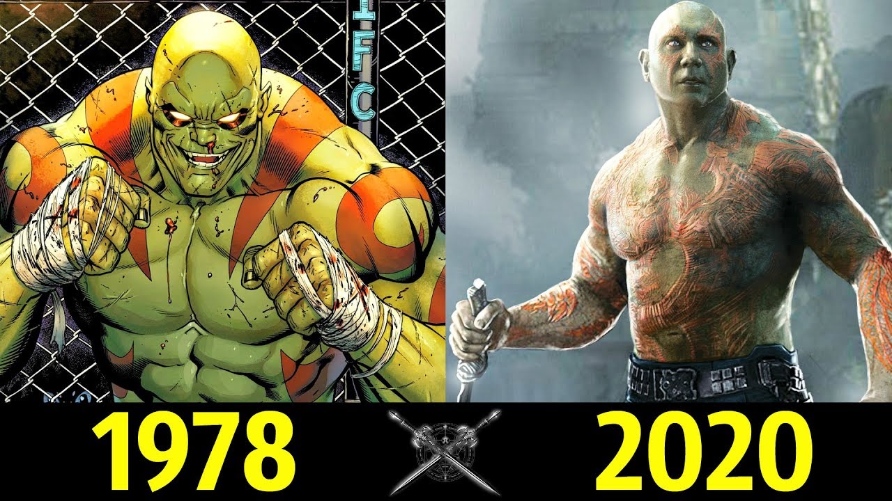 😈 Дракс Разрушитель - Эволюция (1978 - 2020) ! Все Появления 💪!