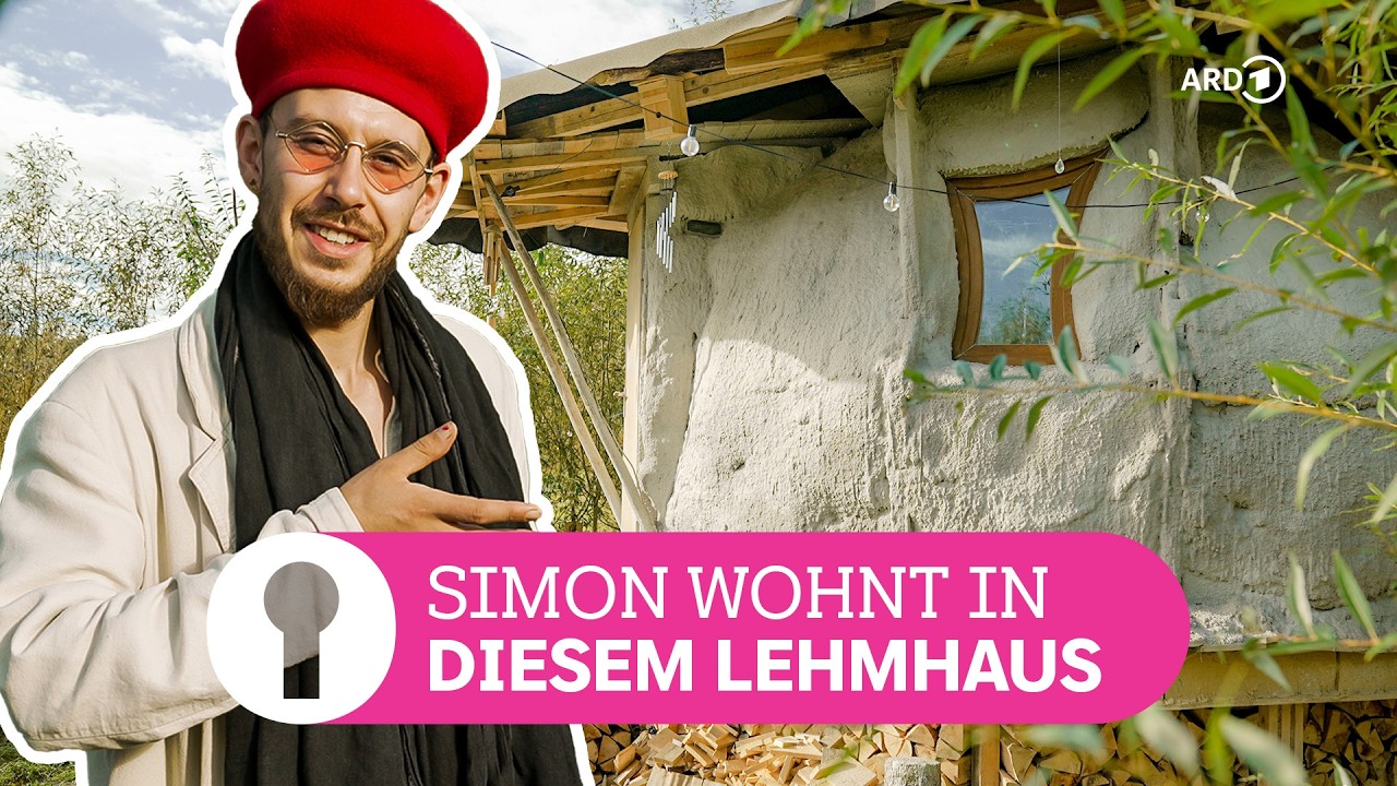 Ein Tiny House aus Lehm: Simon baut sich ein experimentelles Haus | ARD Room Tour