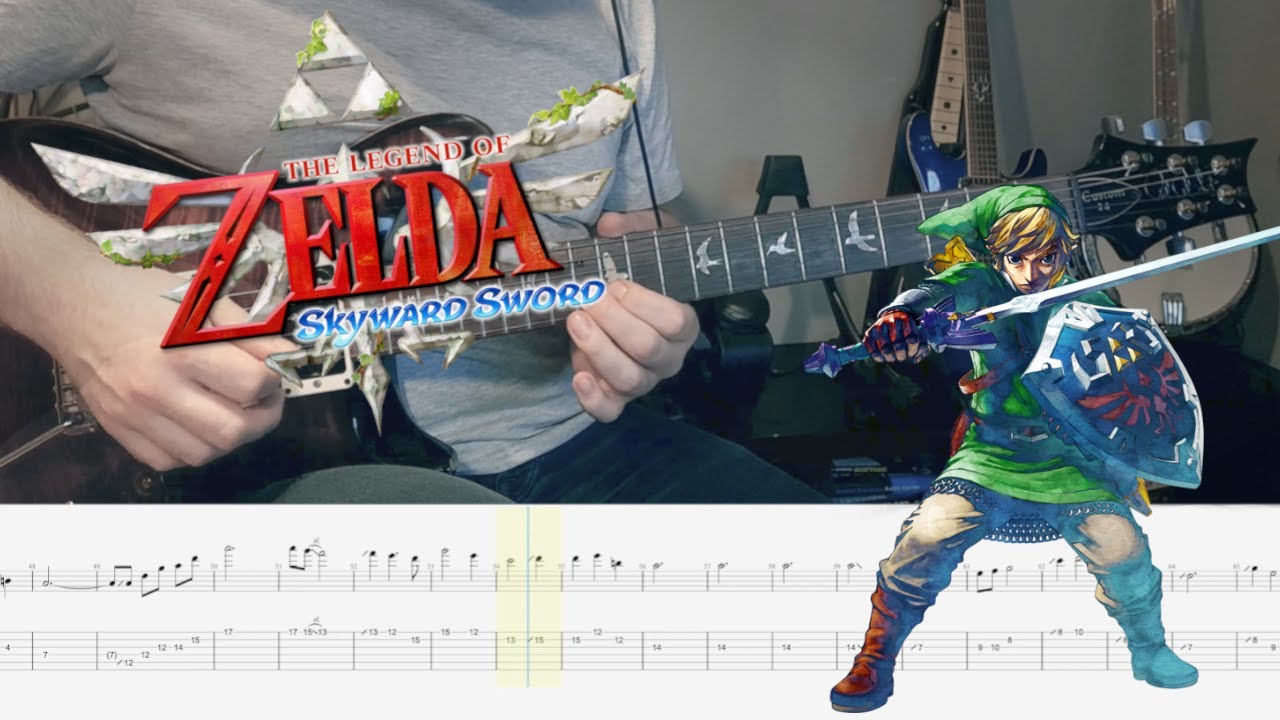 Legend of Zelda - Skyward Sword - Ballad of the Goddess cover (with TABS)