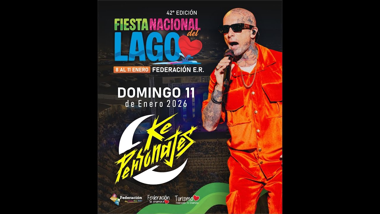 Fiesta Nacional del Lago 2026 - Día 4, en VIVO #KEPERSONAJES