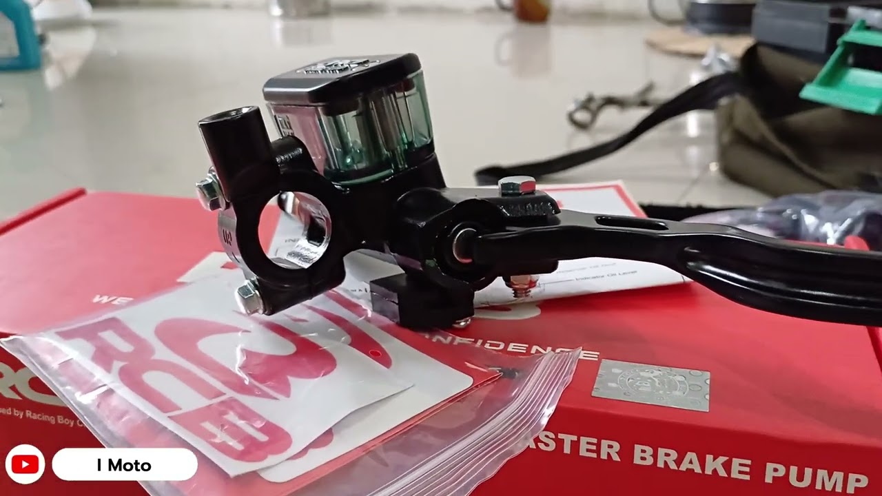 Installing rcb R1 caliper on my aerox old