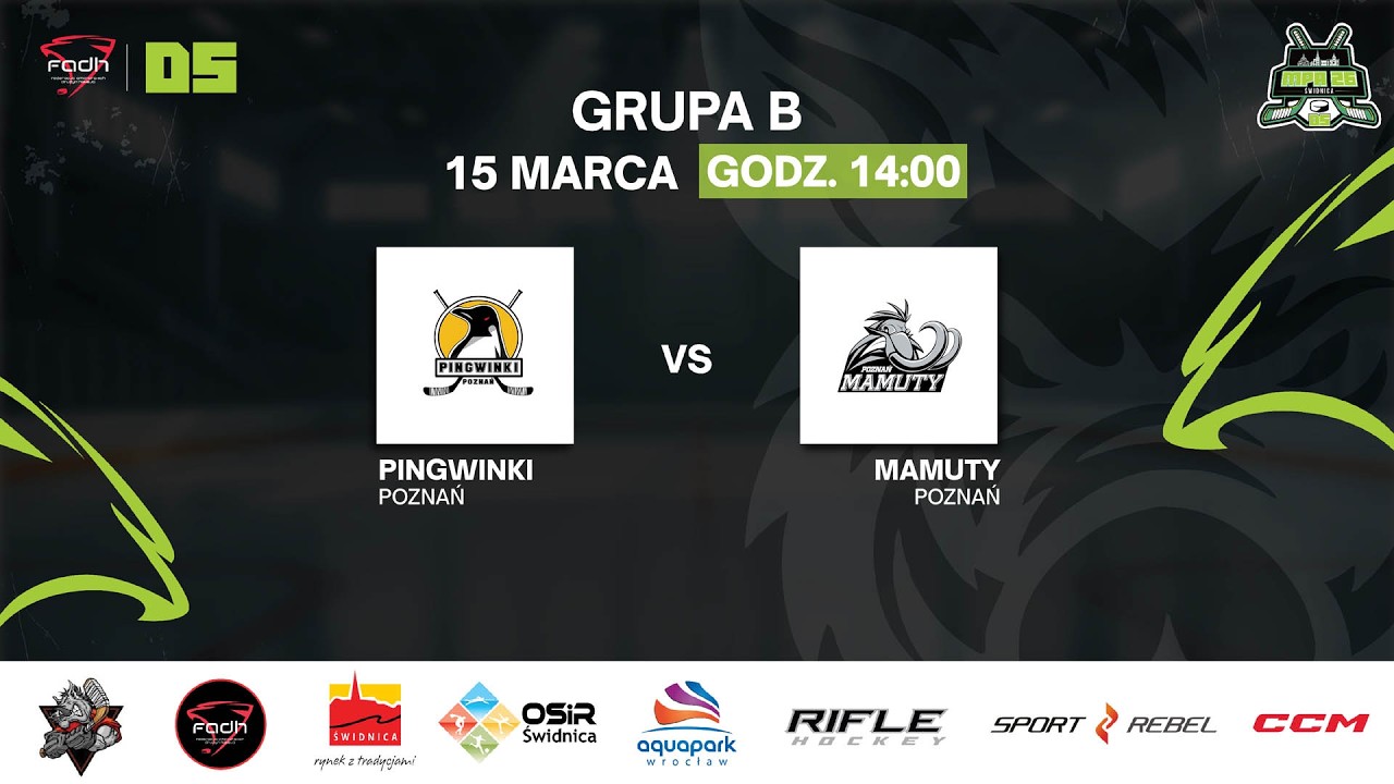 PINGWINKI Poznań vs MAMUTY Poznań - MPA26 DYWIZJA 5 ŚWIDNICA