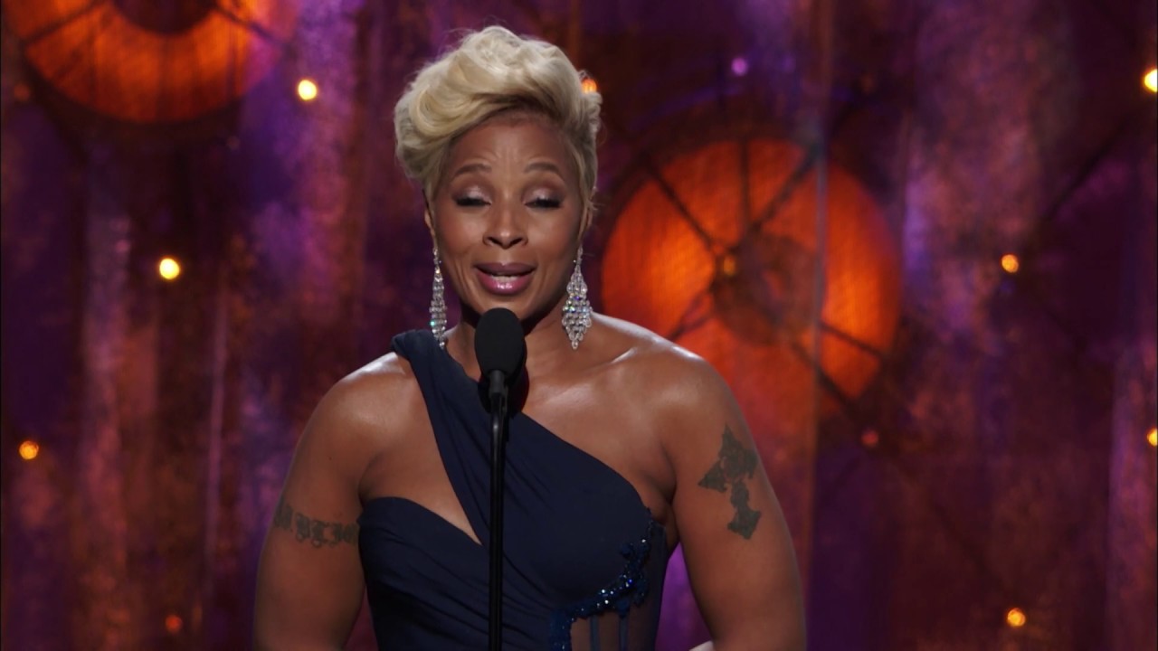 Mary J Blige Inducts Nina Simone at the 2018 Rock & Roll Hall of Fame Induction Ceremony