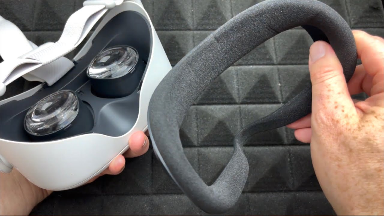 Как снять лицевую панель Oculus Quest 2