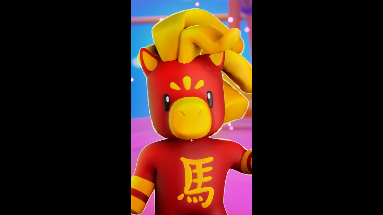 Untouchable ✨🔥 Wait&hellip; who turned on slow motion? 😆 New Chinese Horse skin 🐎🎆✨ #StumbleGuys