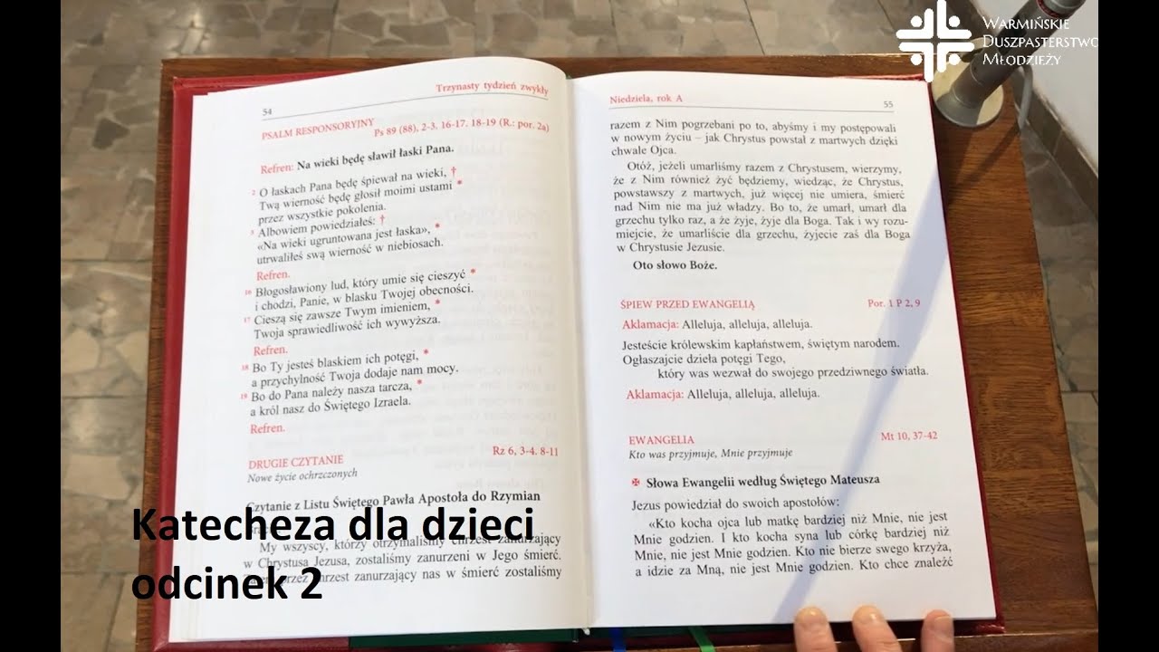 Katecheza dla dzieci_Odcinek 2 (Liturgia Słowa) #sięgamyNieba