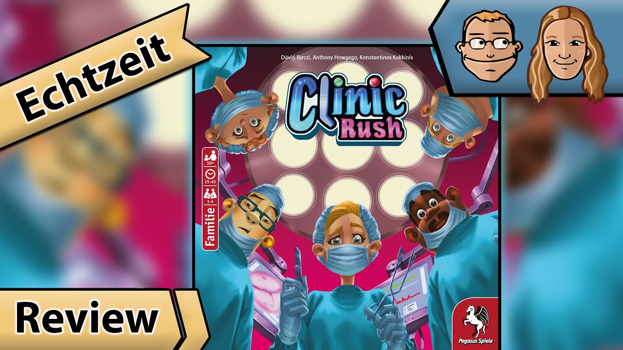 Clinic Rush – Brettspiel – Review und Regelerklärung