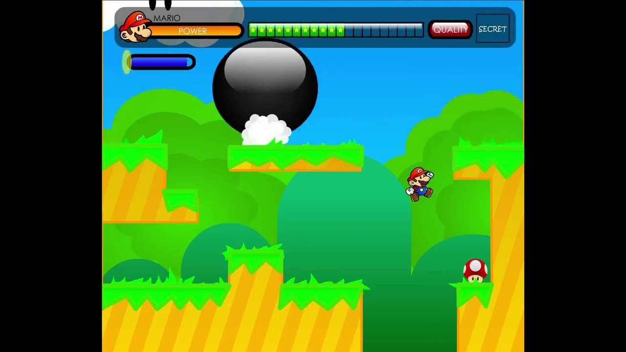 Paper Mario World (Mario Flash Game) Full Gameplay