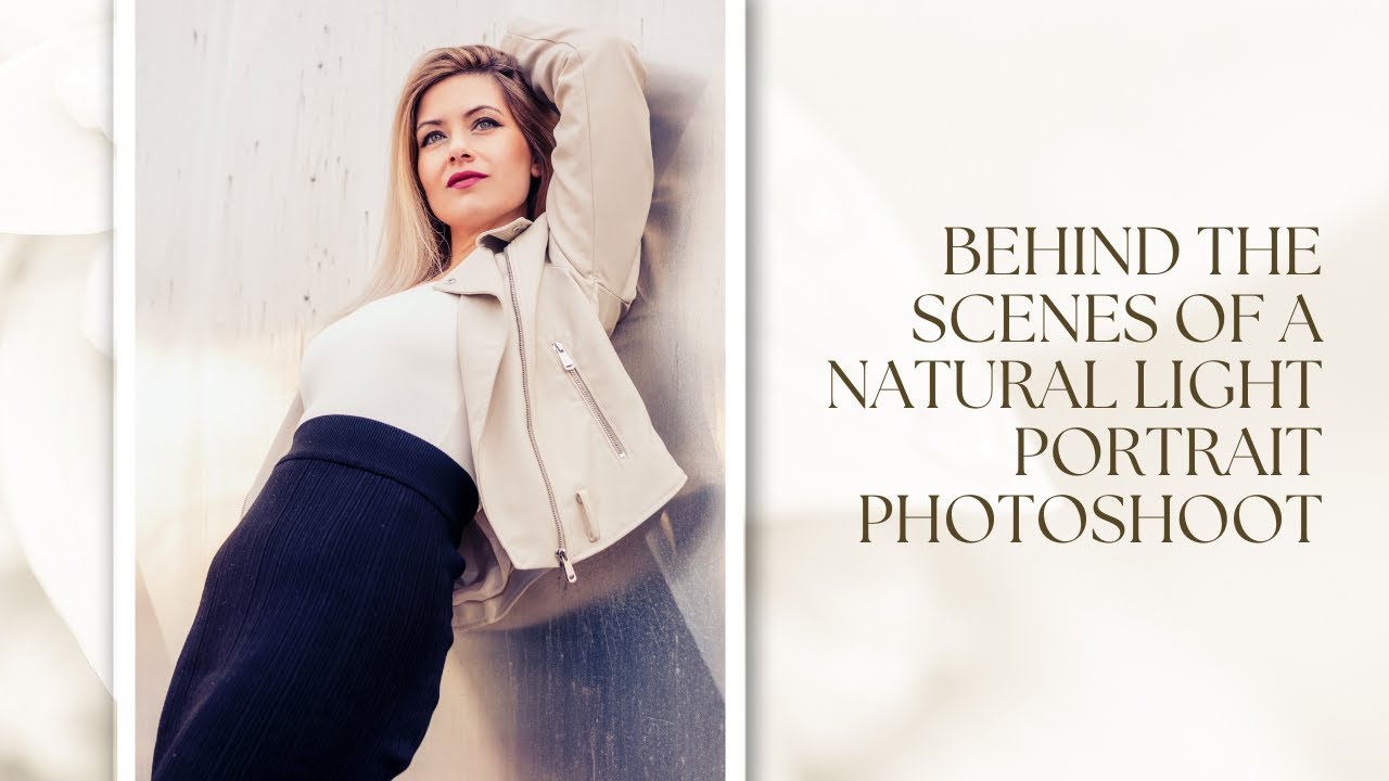 Canon R6 and 50mm f/1.8 STM lens - behind the scenes of a natural light portrait photoshoot