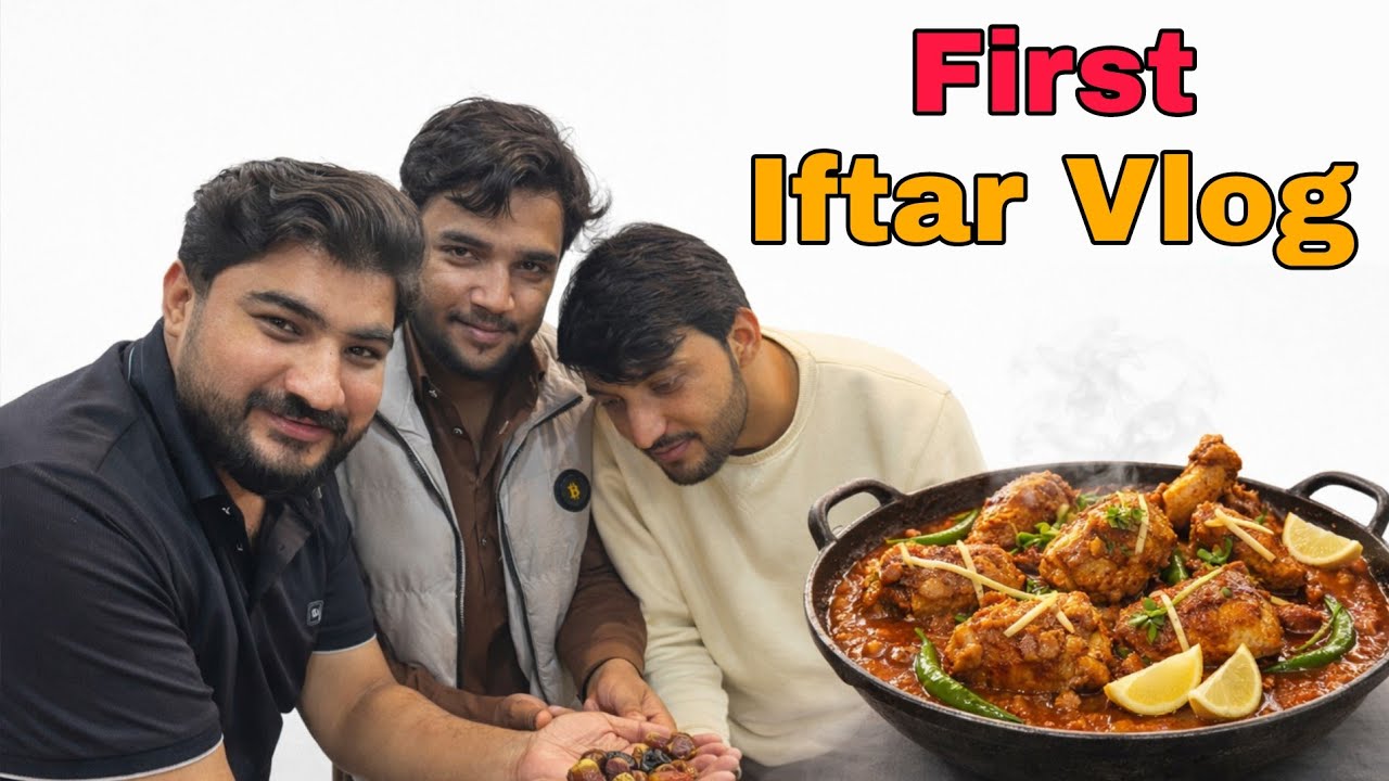 First Iftar Ramadan 2026 🌙 | Chicken Shinwari Karahi Iftar 😍 | Ramadan Mubarak | Raza Haider Vlogs