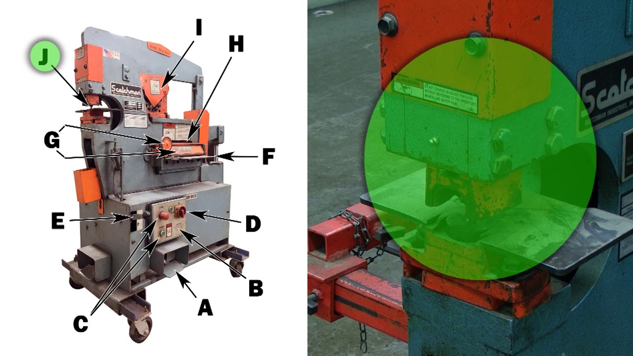 Безопасность и эксплуатация металлообрабатывающего станка Scotchman 4014-CM