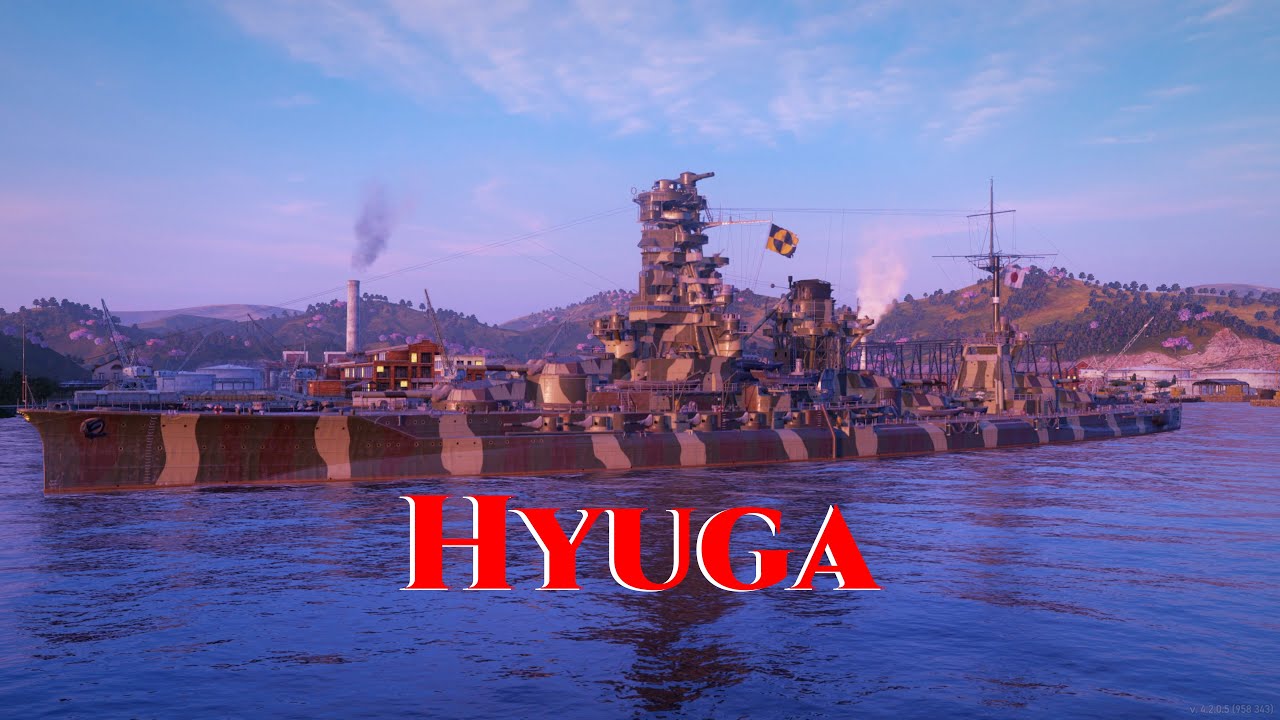 Meet The Hyuga! Tier 5 Japanese Battleship (World of Warships Legends)