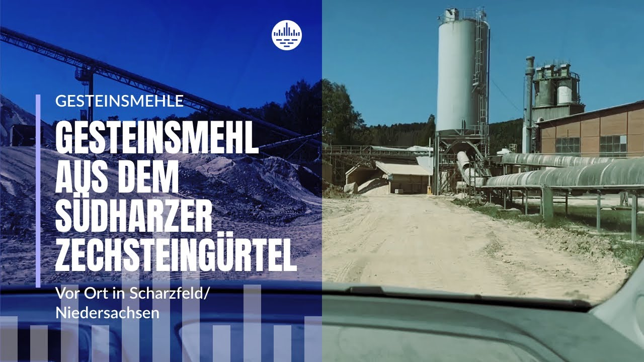 Gesteinsmehl aus dem Südharzer Zechsteingürtel | Dr. Krakow