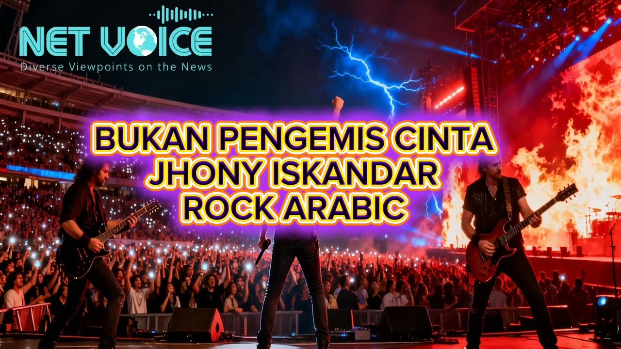 BUKAN PENGEMIS CINTA - JHONY ISKANDAR - COVER ROCK ARABIC AI - NET VOICE