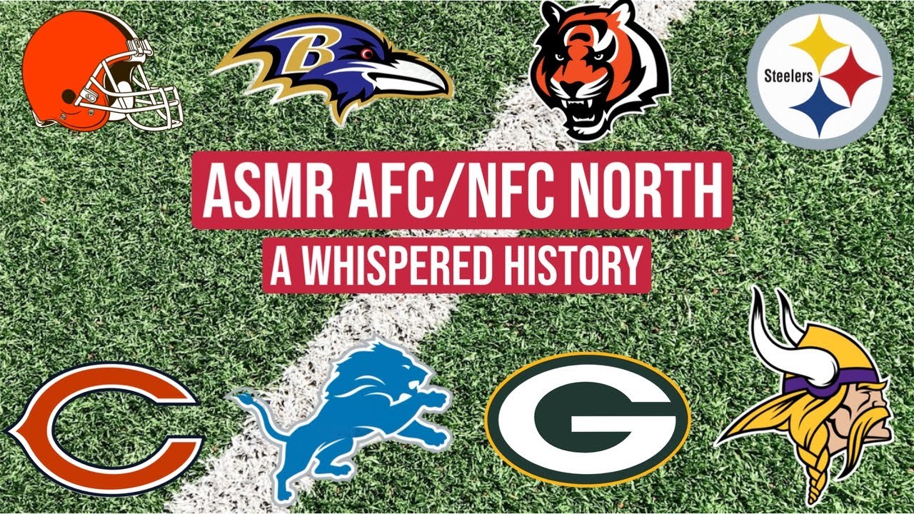 ASMR NFL History | AFC & NFC North Teams (Whispered & Relaxing)