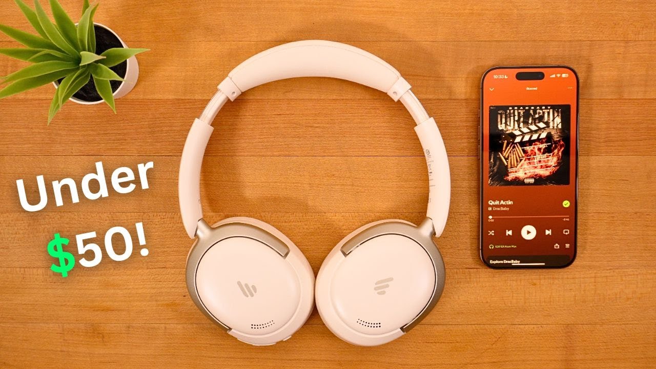 Edifier ATOM MAX REVIEW! // BEST Active-Noise Cancellation Under $50?