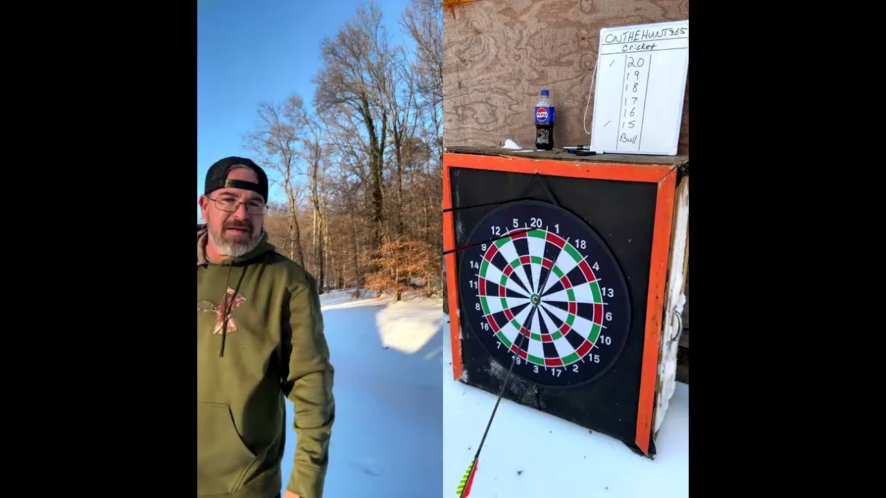 OnTheHunt365 shooting darts with the longbow 