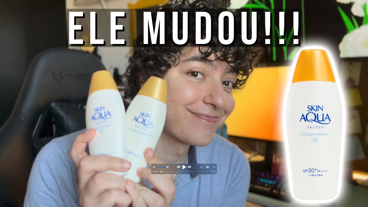 RESENHA NOVO SKIN AQUA UV SUPER MOISTURE GEL - ELE MUDOU!!!