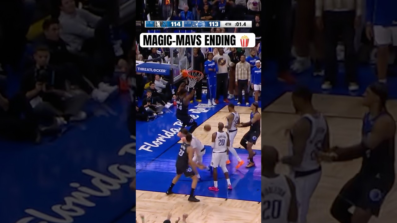 Wild finish to Mavs vs. Magic 👀🍿