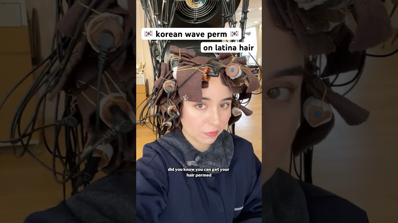 Collab || korean perm on latina hair  💇🏻&zwj;♀️