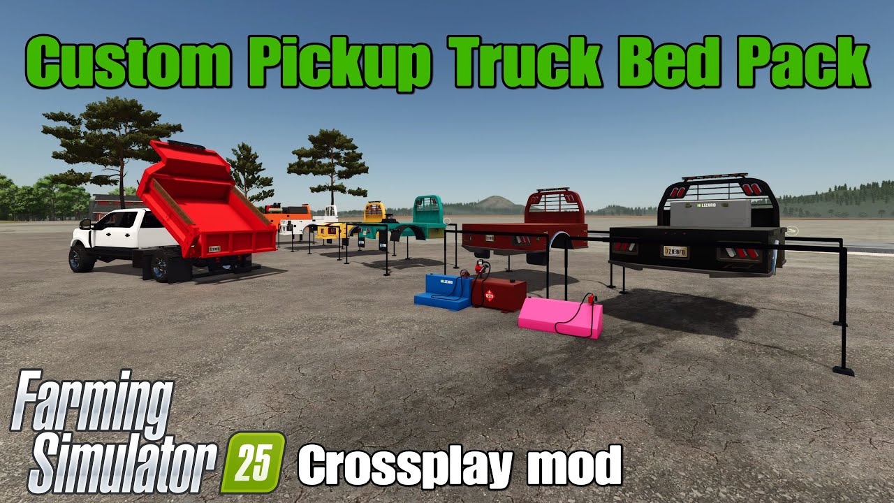 Custom Pickup Truck Bed Pack / FS25 crossplay mod