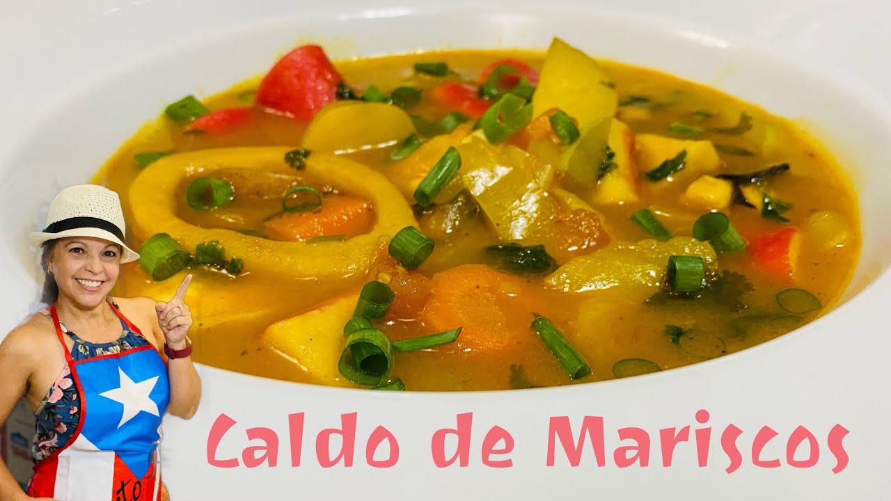 Caldo de Marisco  a mi manera super facil y economica y use mariscos congelados