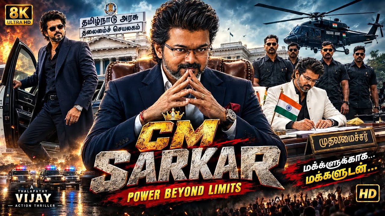 CM SARKAR 2 (2026) | Thalapathy Vijay | New Hindi Dubbed Movie | Full Action Movie
