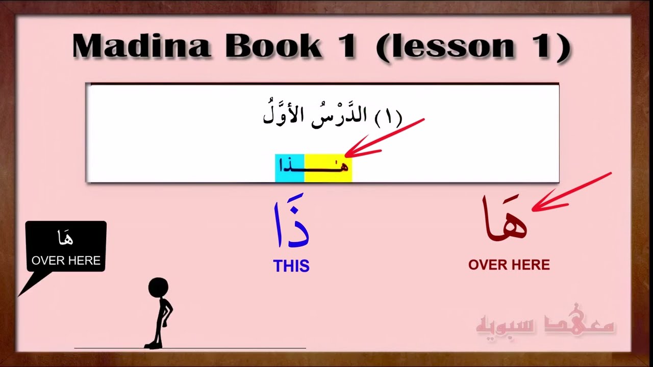 Madina Book 1 Lesson 1 Part 1 -  Explained and Expounded