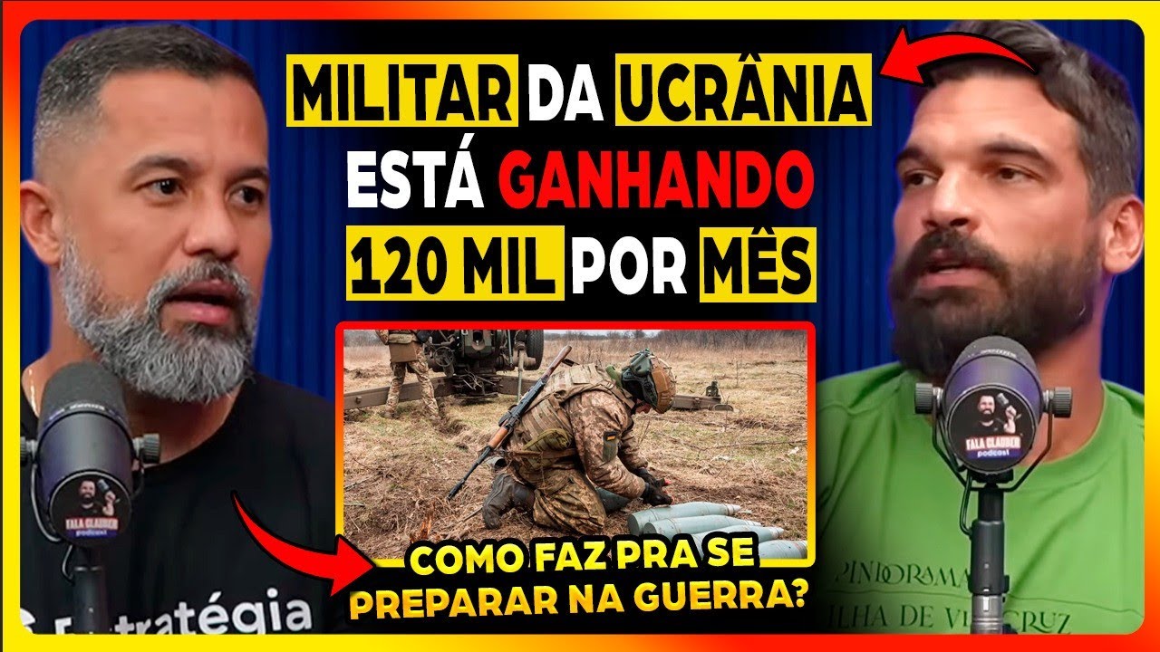 COMANDANTE na UCRÂNIA REVELA qual o SALÁRIO REAL de quem COMBATE na GUERRA | Fala Glauber