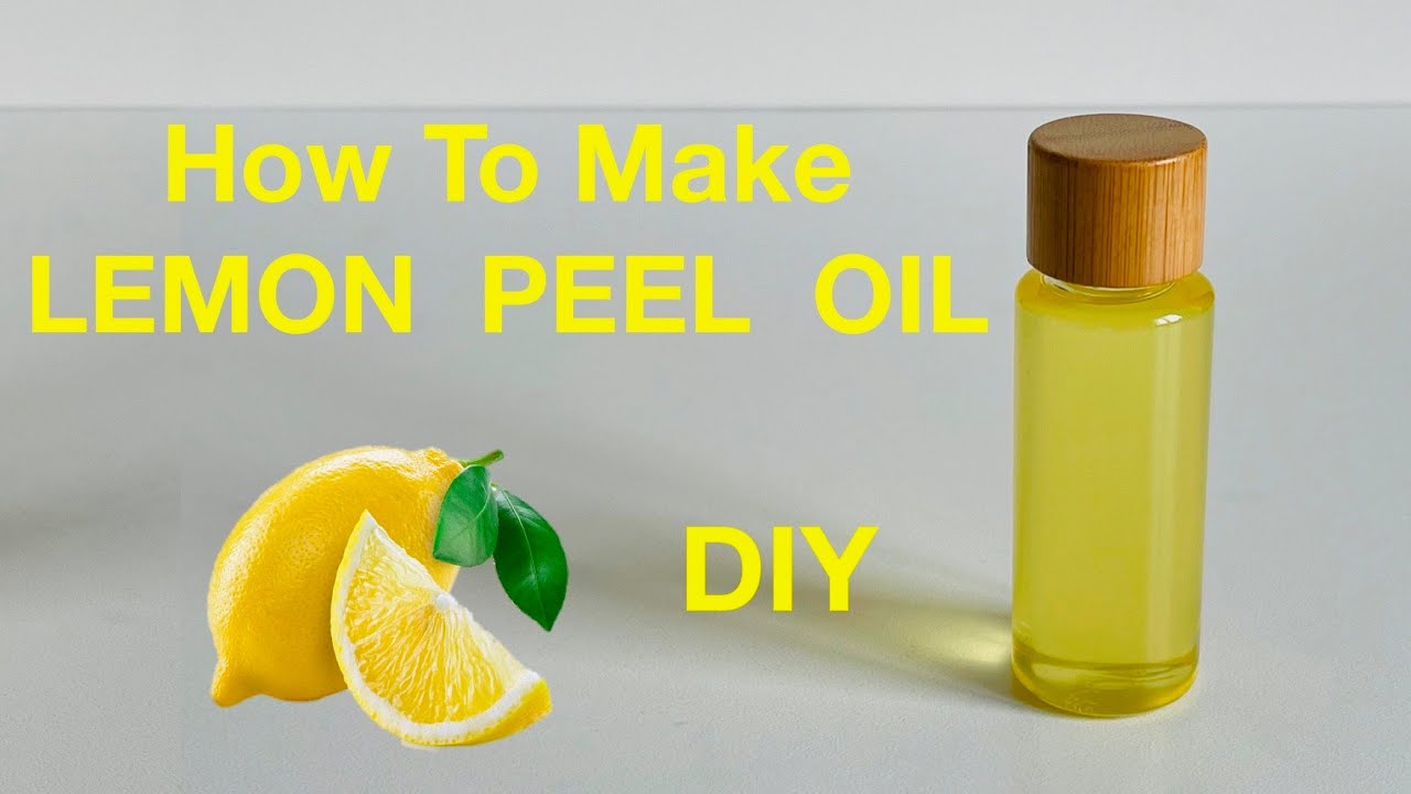 How To Make LEMON OIL At Home