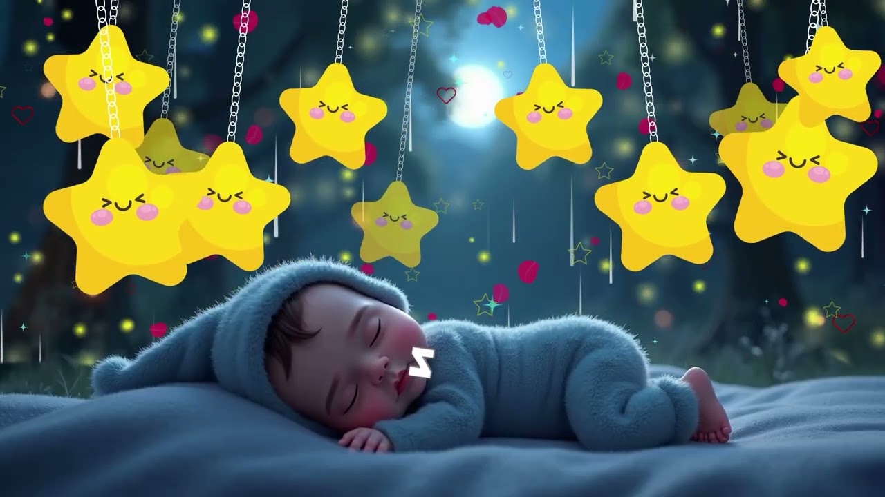 Baby Sleep Music ♫ Overcome Insomnia ♫ Sleep Instantly Within 3 Minutes ♥ Mozart Brahms Lullaby