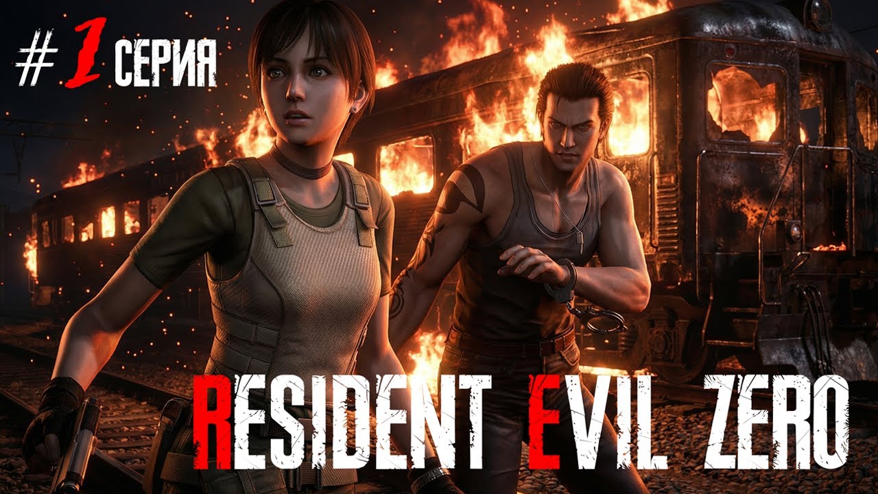 🧟‍♂️ RESIDENT EVIL 0 [4K] | ПРОХОЖДЕНИЕ НА РУССКОМ | РЕБЕККА, БИЛЛИ И ГОРЯЩИЙ ПОЕЗД! | 1 СЕРИЯ 🎮