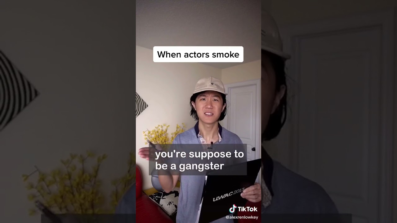 When actors smoke