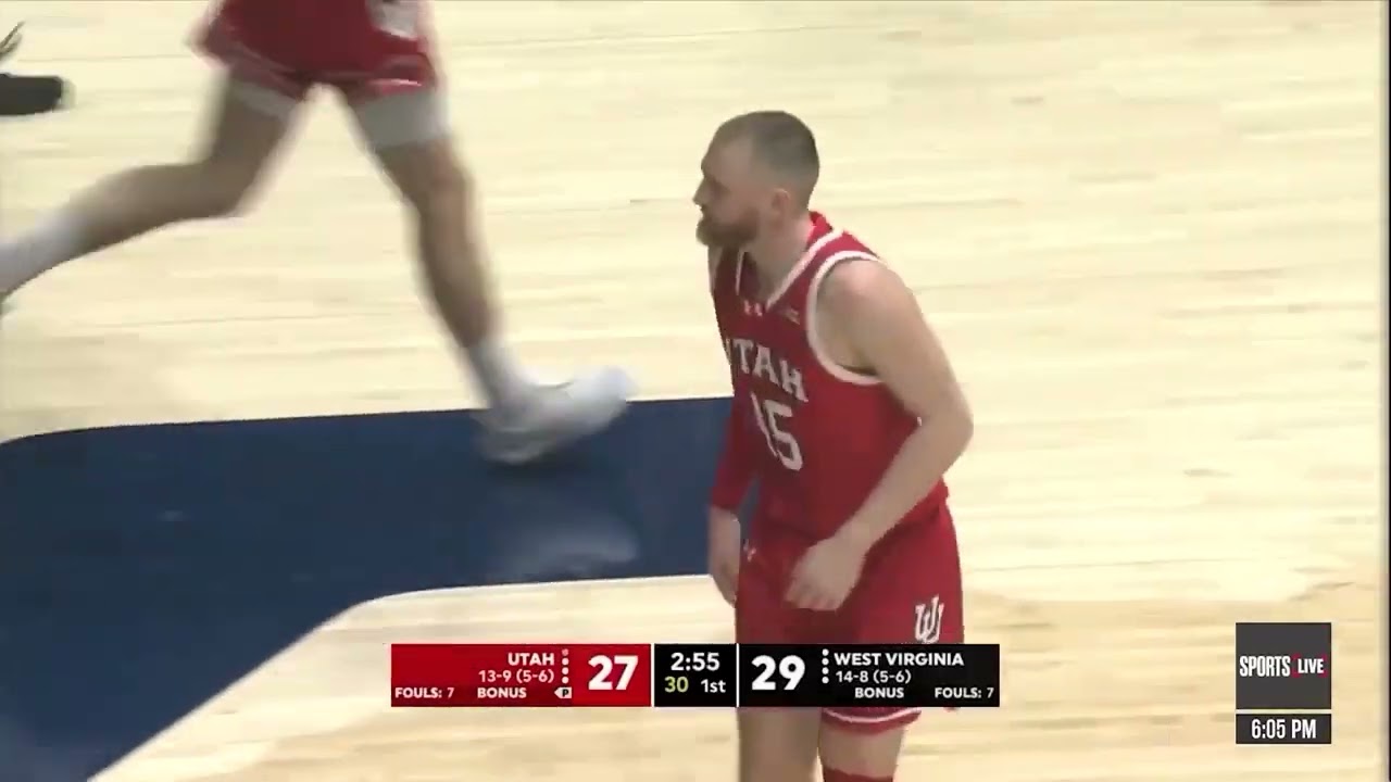 Utah Men's Basketball Falls To West Virginia On The Road