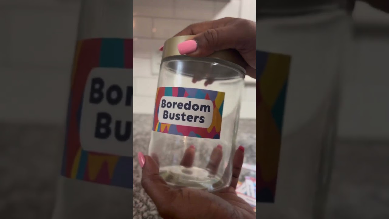 #Momhack Kids Boredom Buster Jar