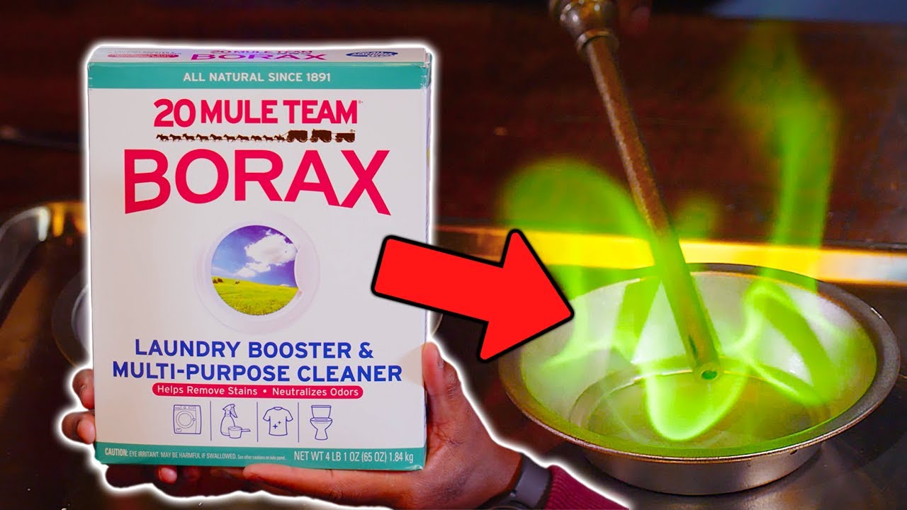 Pantry  Pyrotechnics // How to Make Green Fire with Boron/Borax/Boric Acid