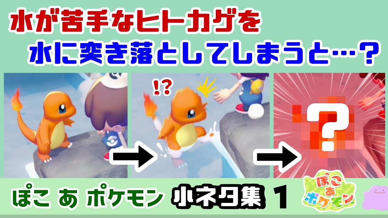 【ぽこポケ】水が苦手なヒトカゲを水に突き落としてしまうと……大変な事に！？ゲームに隠れた細かすぎる小ネタ集！【ぽこあポケモン】【Switch2】@レウンGameTV