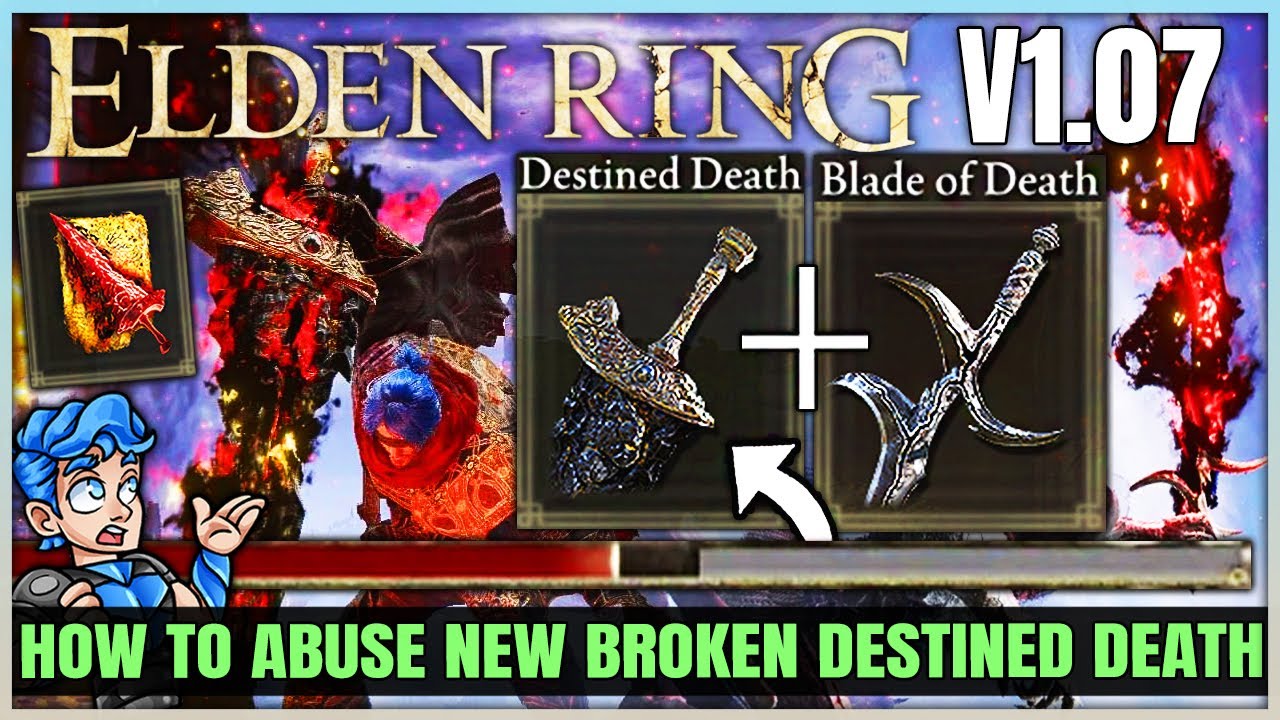 New Triple Destined Death Has an INCREDIBLE Secret Power - PERFECT Black Blade Build - Elden Ring!