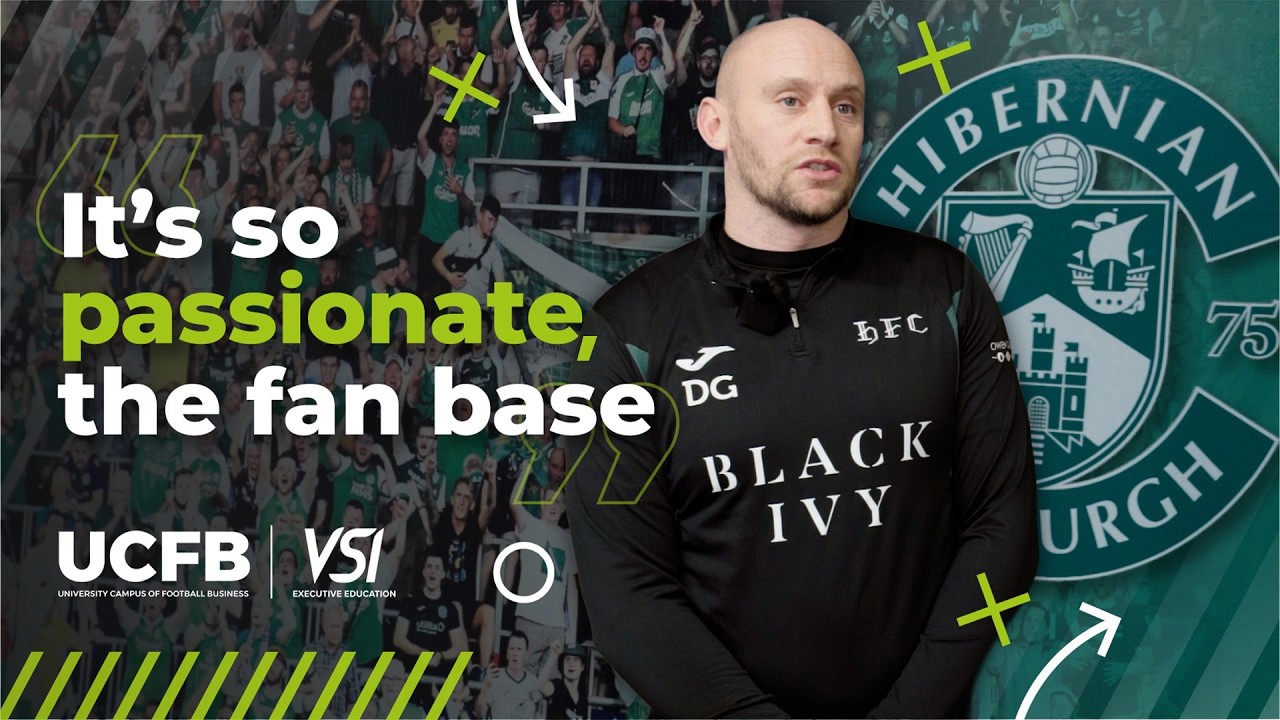 From Legends To Managers | UCFB interview Hibernian FC head coaches David Gray and Joelle Murray