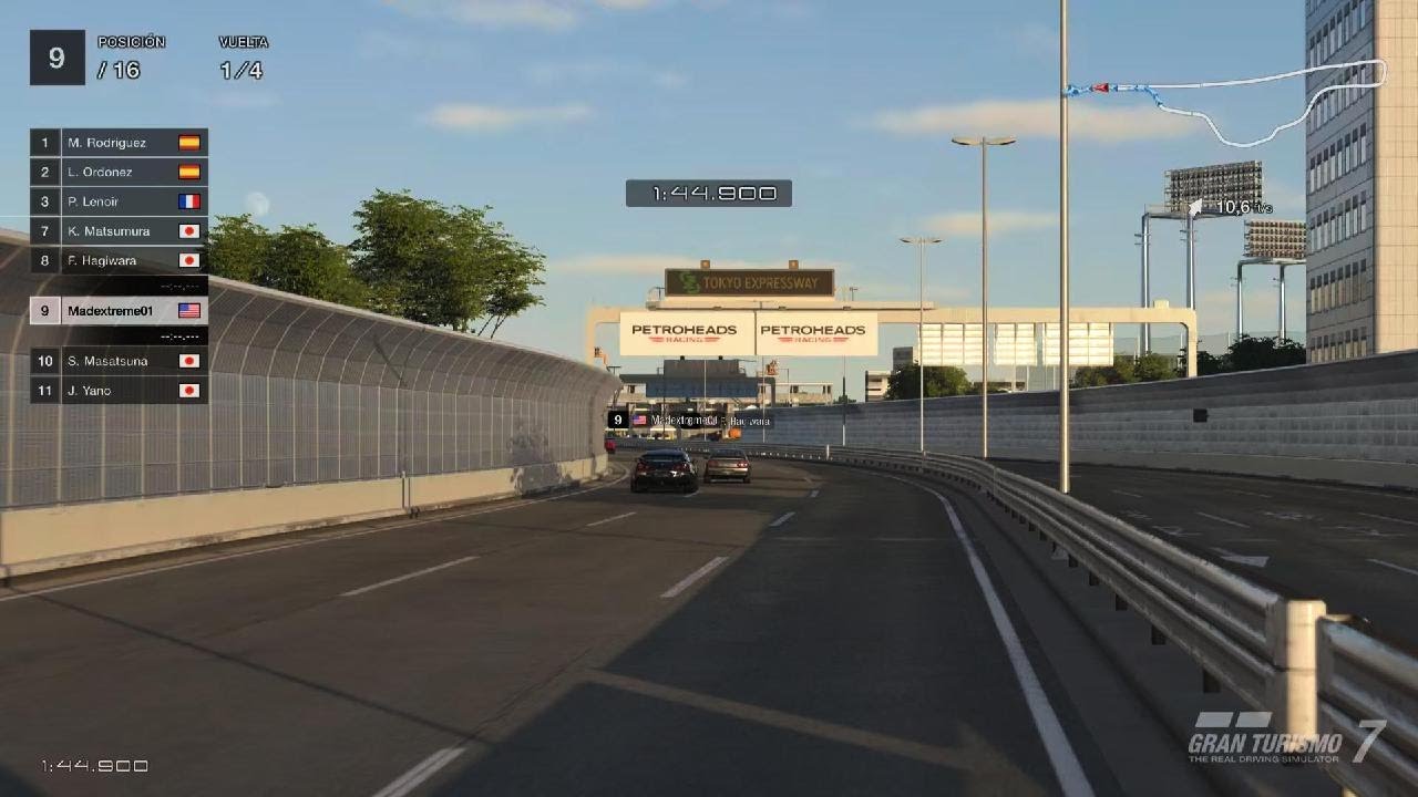 Gran Turismo 7 carrera diaria offline 20/febrero/2026 = Tokyo Expressway - Este en sentido horario