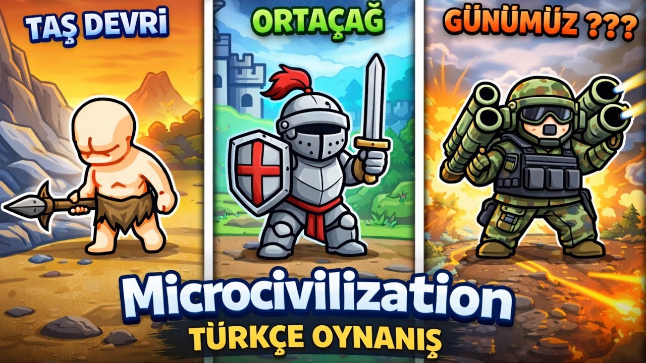 İNSANLIĞIN ÇAĞLAR BOYU SAVAŞI / Microcivilization Türkçe Oynanış 2026 - Bölüm 2