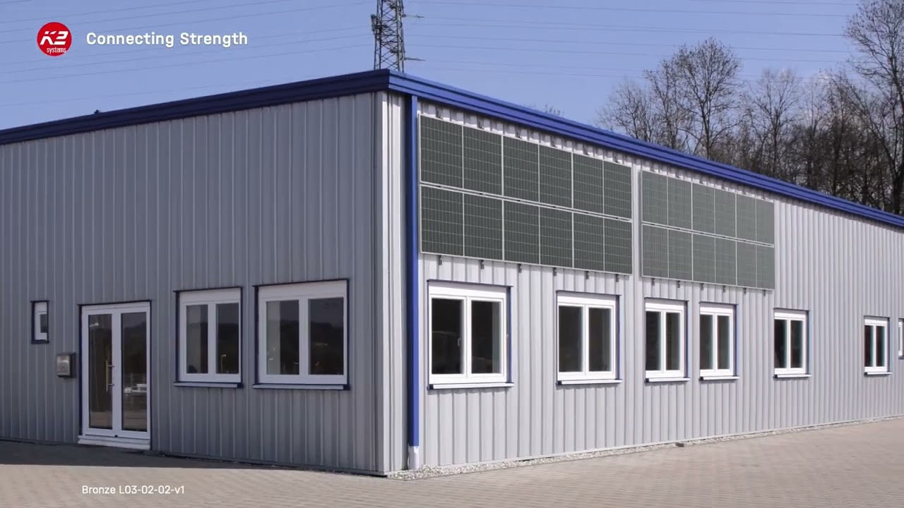 Training WallPV: Trapezblech  –  Montage von MultiRail (L03 02 02)