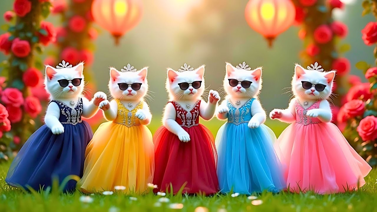 बिल्ली डांस  Cutest Cat videos funny dance🤣💃Dance Videos for cats #funny #dancingcat #cat #cute