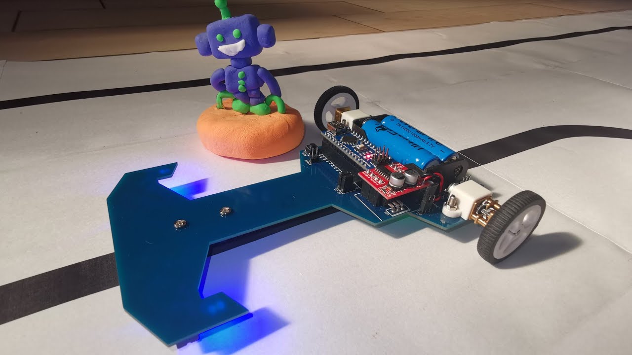 Speed Line Follower Robot V4 (On Track)
