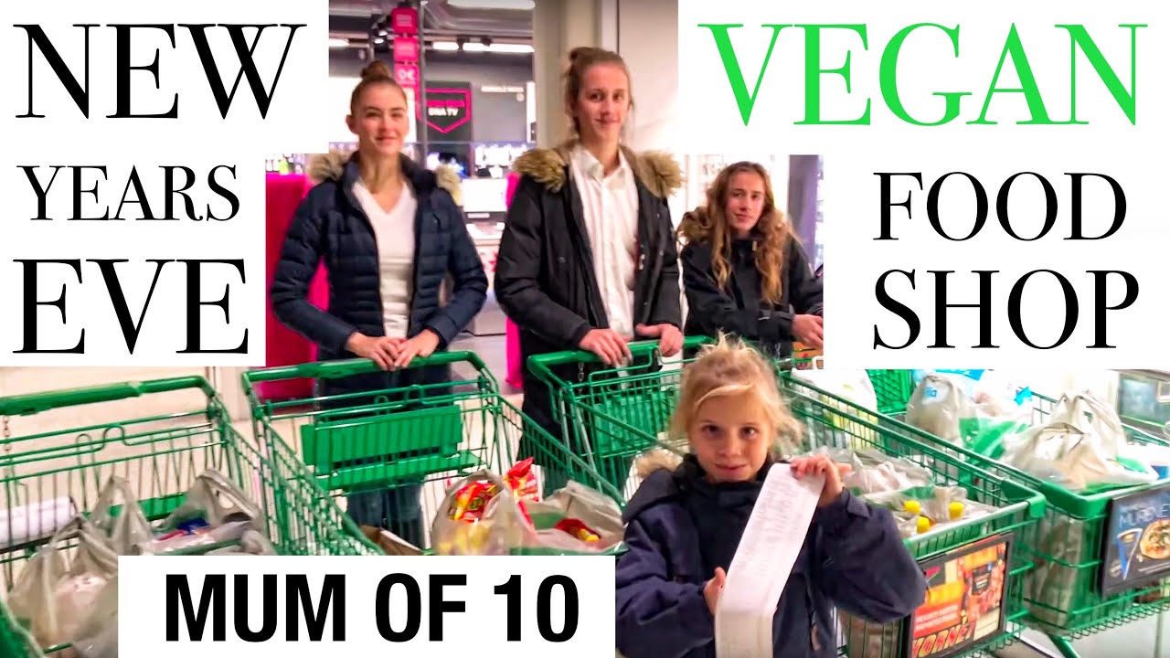 MOM OF 10 - VEGAN FOOD SHOPPING / NEW YEARS EVE
